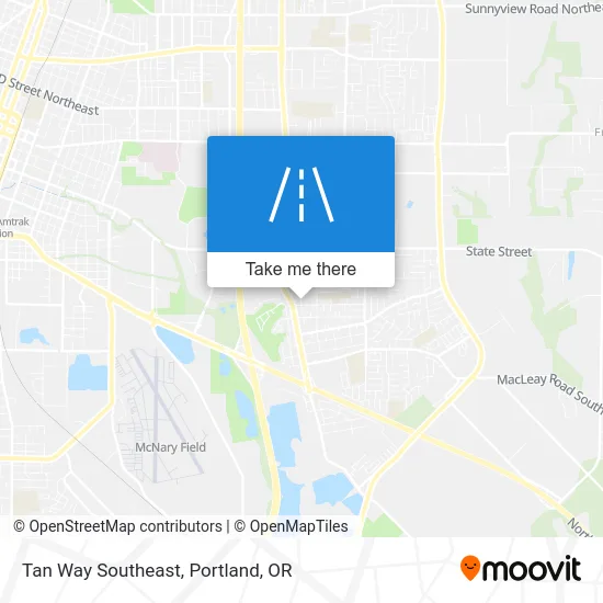 Tan Way Southeast map