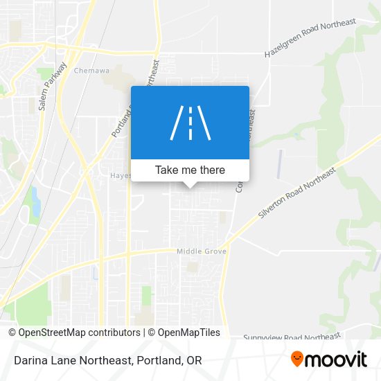 Darina Lane Northeast map