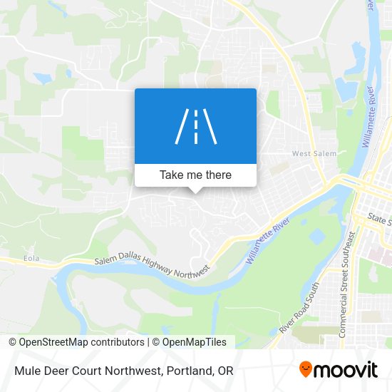 Mule Deer Court Northwest map