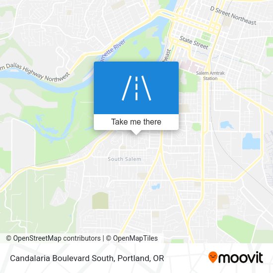 Candalaria Boulevard South map