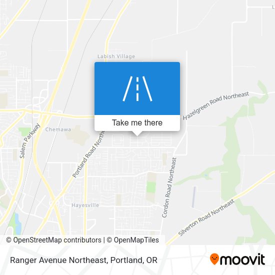 Ranger Avenue Northeast map
