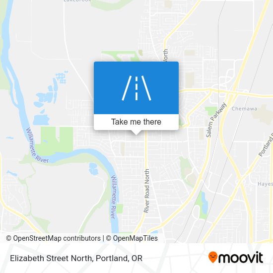 Elizabeth Street North map