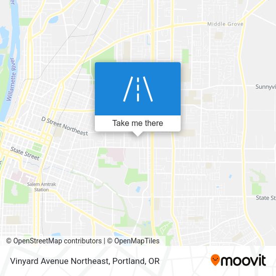 Vinyard Avenue Northeast map