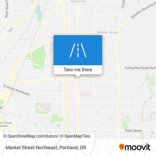 Market Street Northeast map
