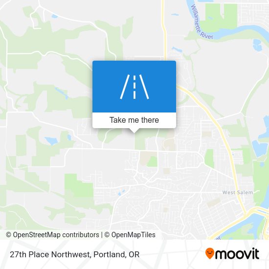 Mapa de 27th Place Northwest