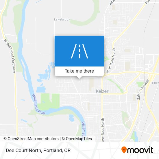 Mapa de Dee Court North
