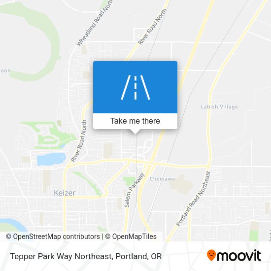 Tepper Park Way Northeast map