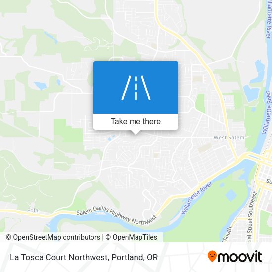 La Tosca Court Northwest map