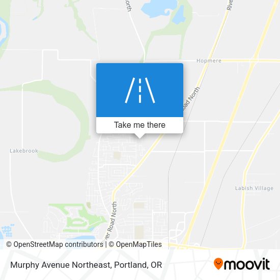 Murphy Avenue Northeast map