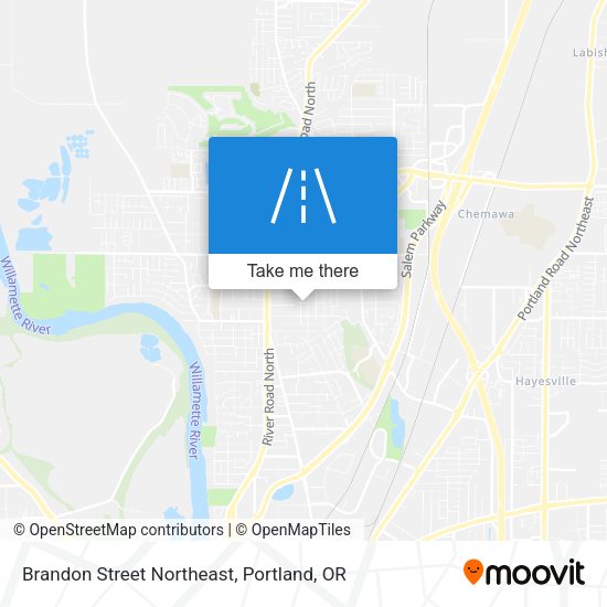 Brandon Street Northeast map