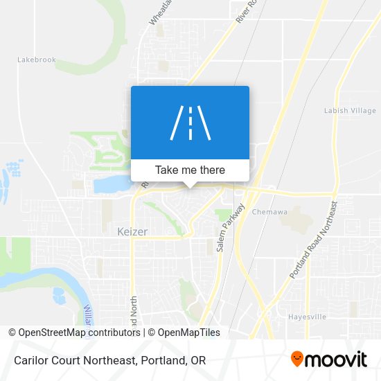 Mapa de Carilor Court Northeast