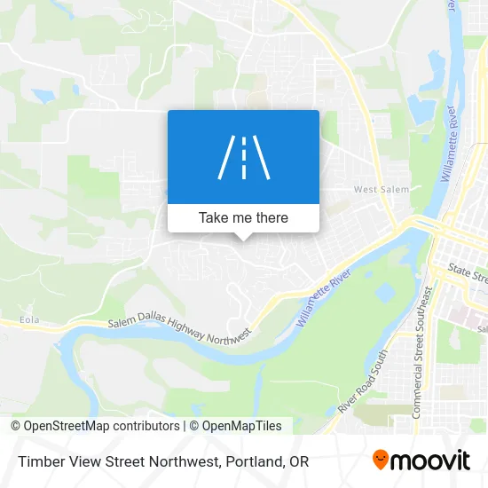 Timber View Street Northwest map