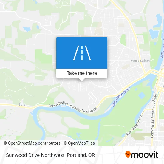 Sunwood Drive Northwest map
