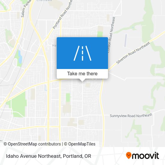 Mapa de Idaho Avenue Northeast