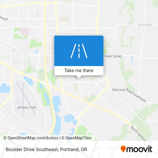 Boulder Drive Southeast map
