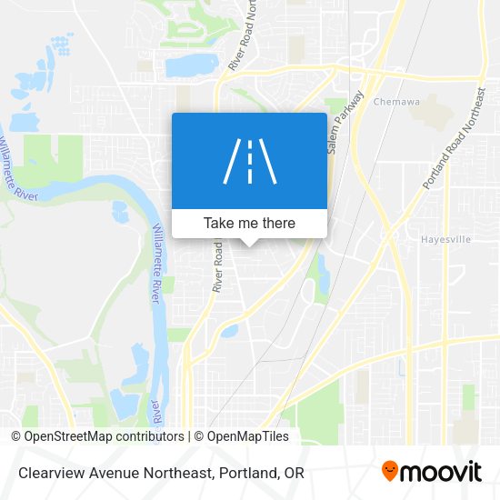 Clearview Avenue Northeast map