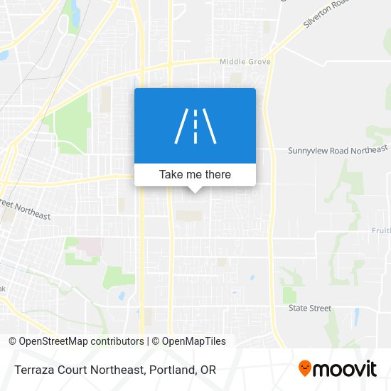 Mapa de Terraza Court Northeast