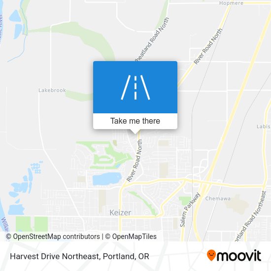 Harvest Drive Northeast map