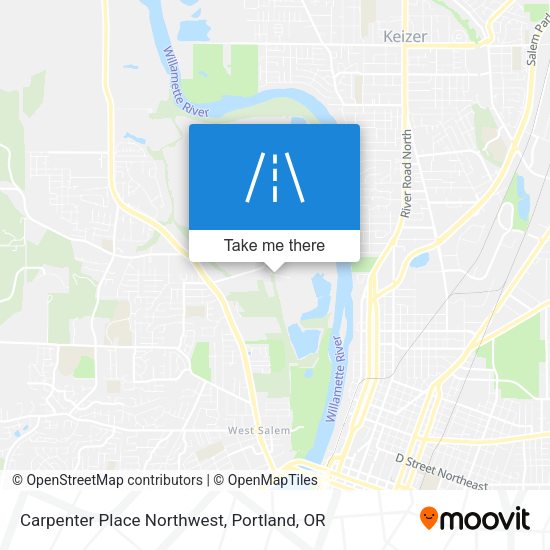 Carpenter Place Northwest map