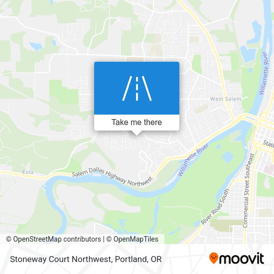 Mapa de Stoneway Court Northwest