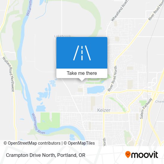 Mapa de Crampton Drive North