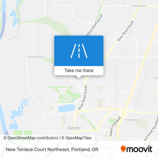 Mapa de New Terrace Court Northeast