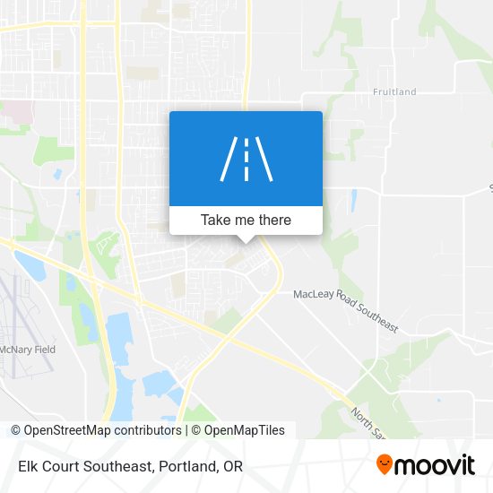 Mapa de Elk Court Southeast