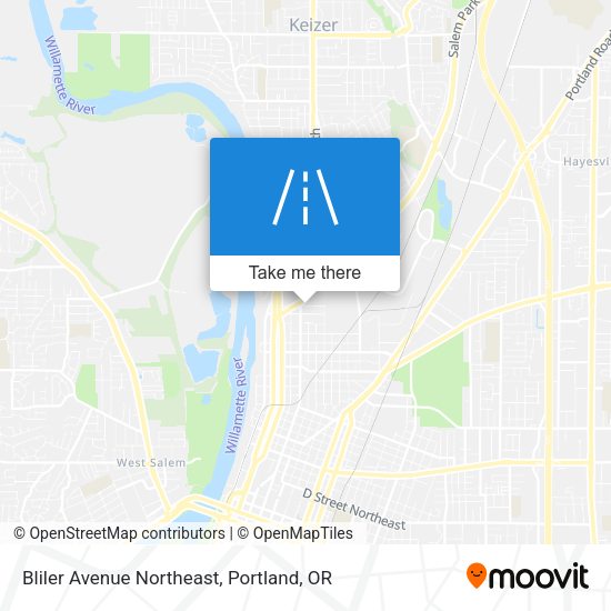 Mapa de Bliler Avenue Northeast
