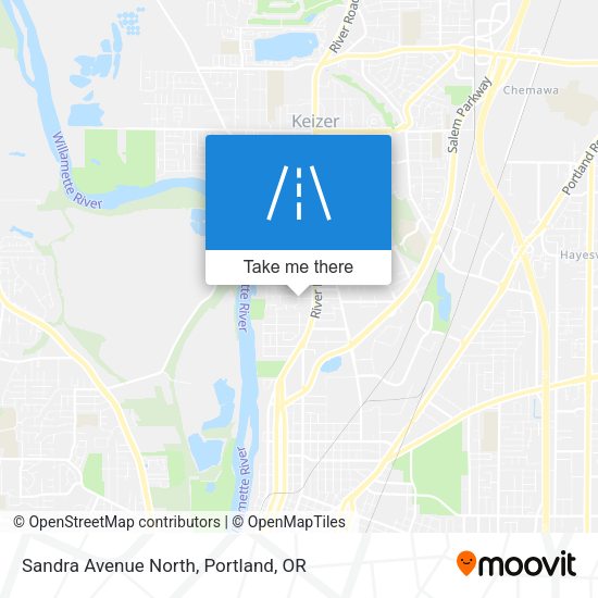 Sandra Avenue North map
