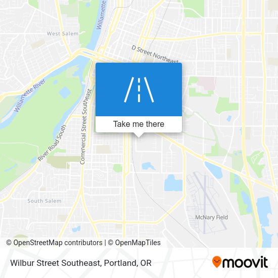 Wilbur Street Southeast map
