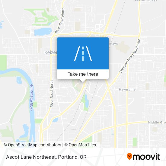 Mapa de Ascot Lane Northeast
