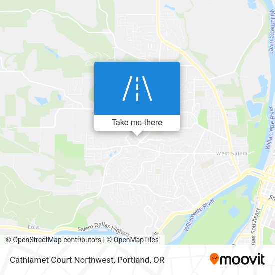 Cathlamet Court Northwest map