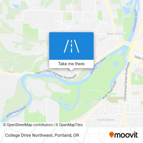 College Drive Northwest map