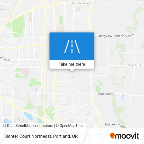 Mapa de Banter Court Northeast