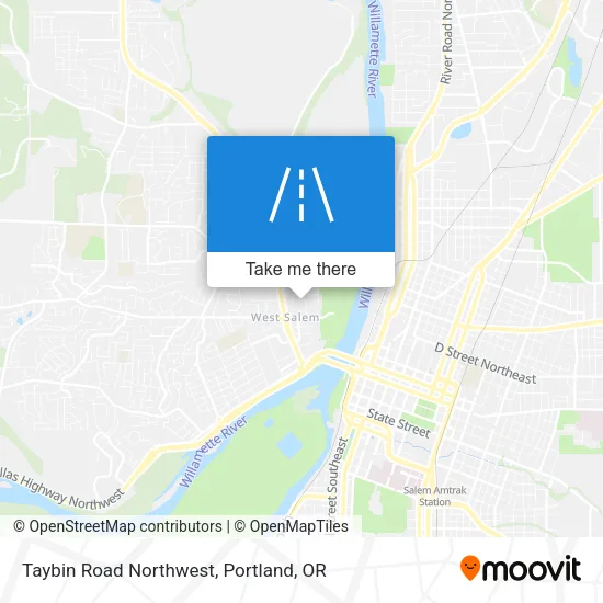 Taybin Road Northwest map