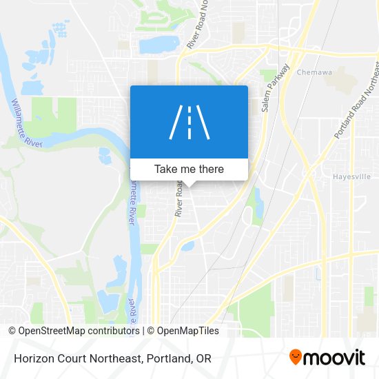 Horizon Court Northeast map