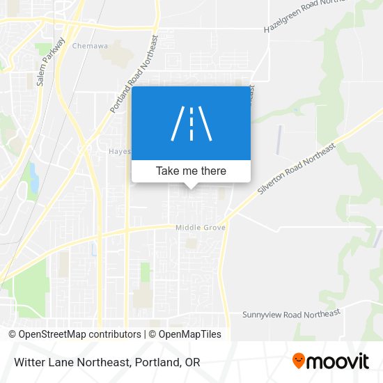Mapa de Witter Lane Northeast