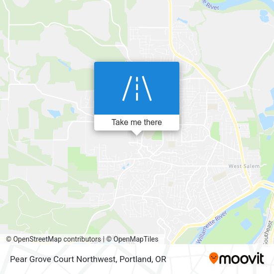 Mapa de Pear Grove Court Northwest