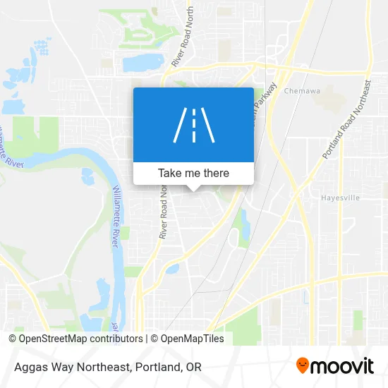 Aggas Way Northeast map
