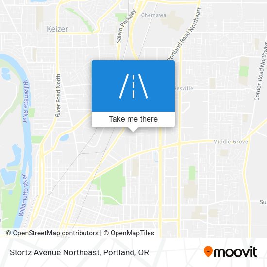 Stortz Avenue Northeast map