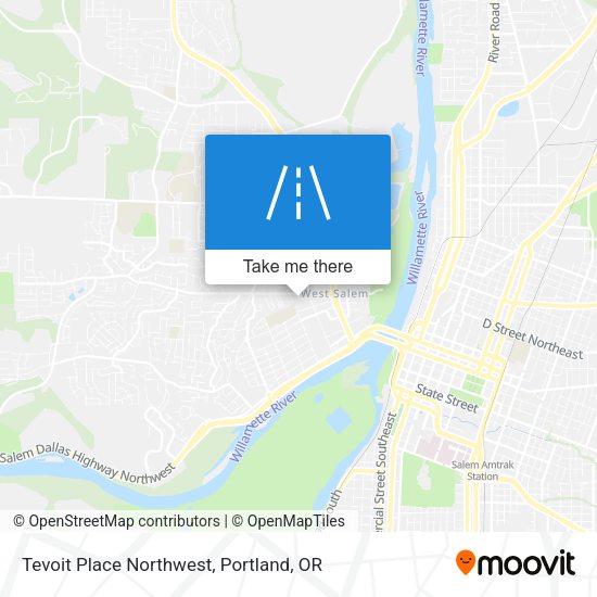 Tevoit Place Northwest map