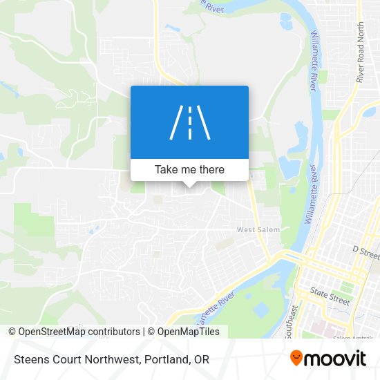 Mapa de Steens Court Northwest