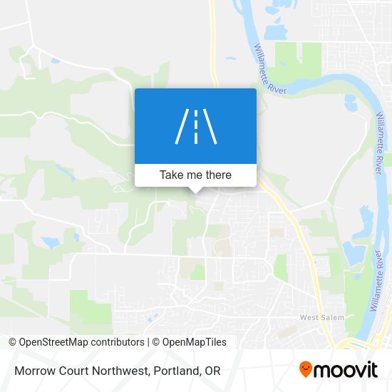 Mapa de Morrow Court Northwest