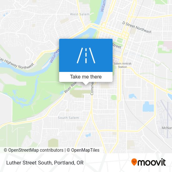 Luther Street South map