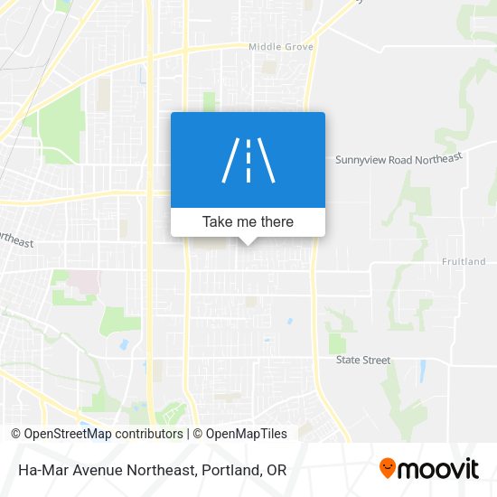 Ha-Mar Avenue Northeast map