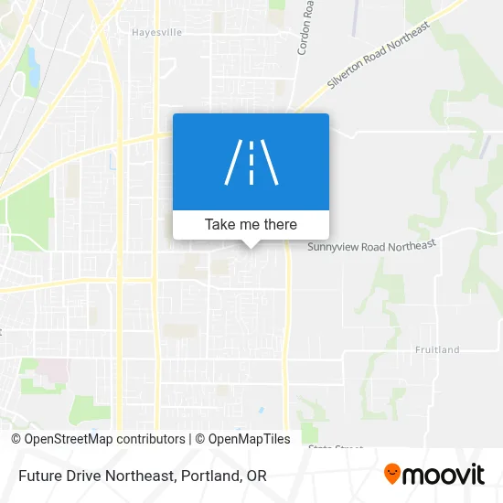 Future Drive Northeast map
