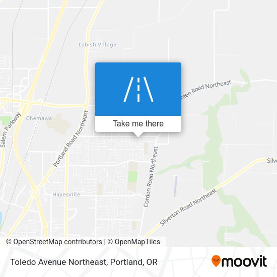 Mapa de Toledo Avenue Northeast