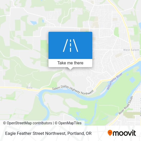 Mapa de Eagle Feather Street Northwest