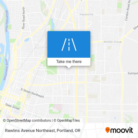 Rawlins Avenue Northeast map