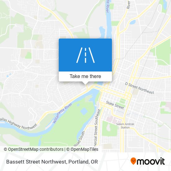 Bassett Street Northwest map